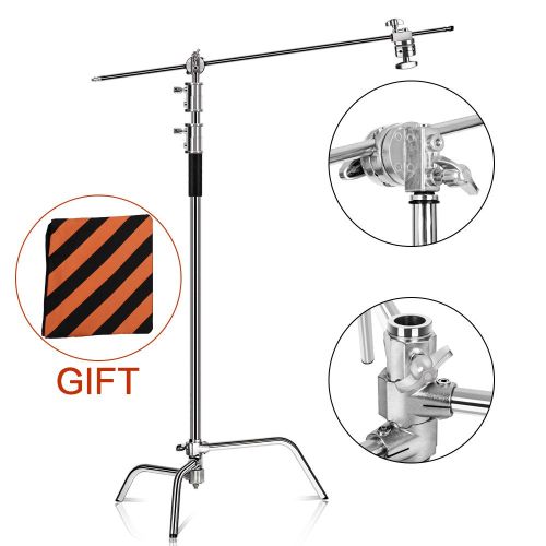 2.6M/8.5FT Stainless Steel Century Foldable Light Stand Tripod Magic Leg Photography C-Stand For Spot Light,Softbox,Photo Studio 2.6M/8.5FT Stainless Steel Century Foldable Light Stand Tripod Magic Leg Photography C-Stand For Spot Light,Softbox,Photo Studio